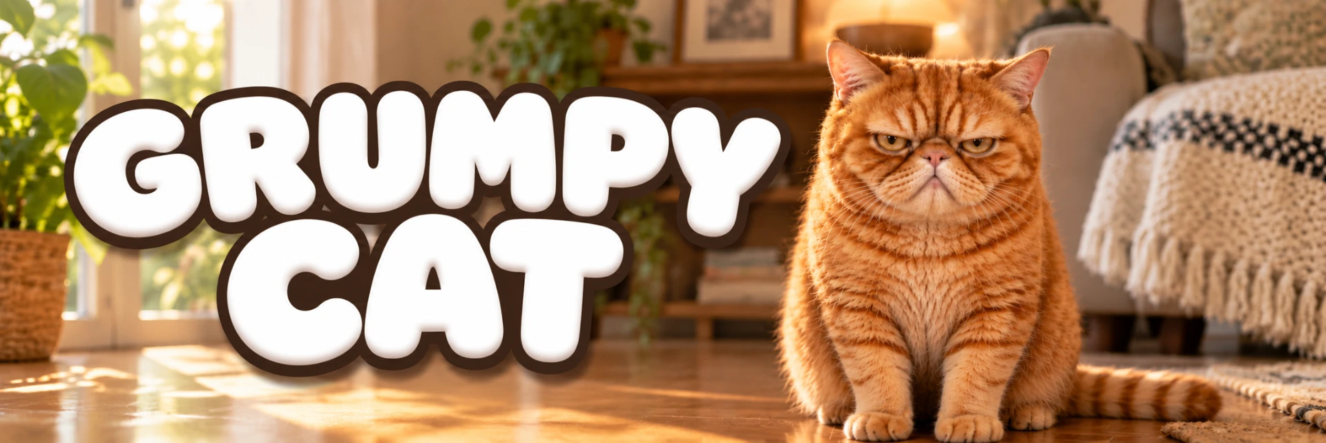 Grumpy Cat original branded banner